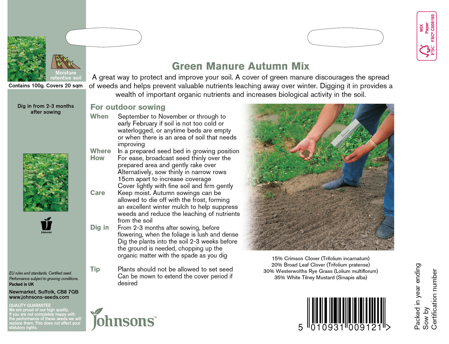 GREEN MANURE Autumn Mix