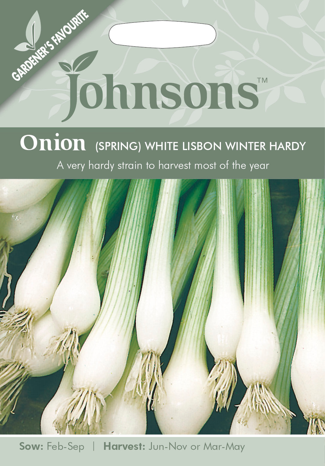 ONION (Spring) White Lisbon Winter Hardy