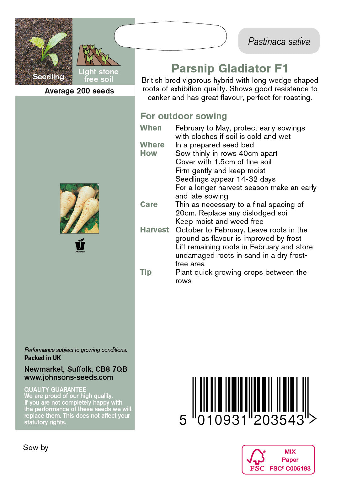 PARSNIP Gladiator F1
