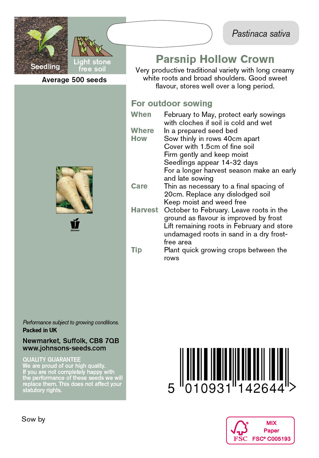 PARSNIP Hollow Crown