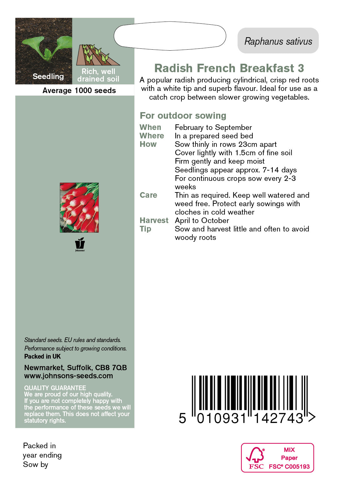 RADISH French Breakfast 3