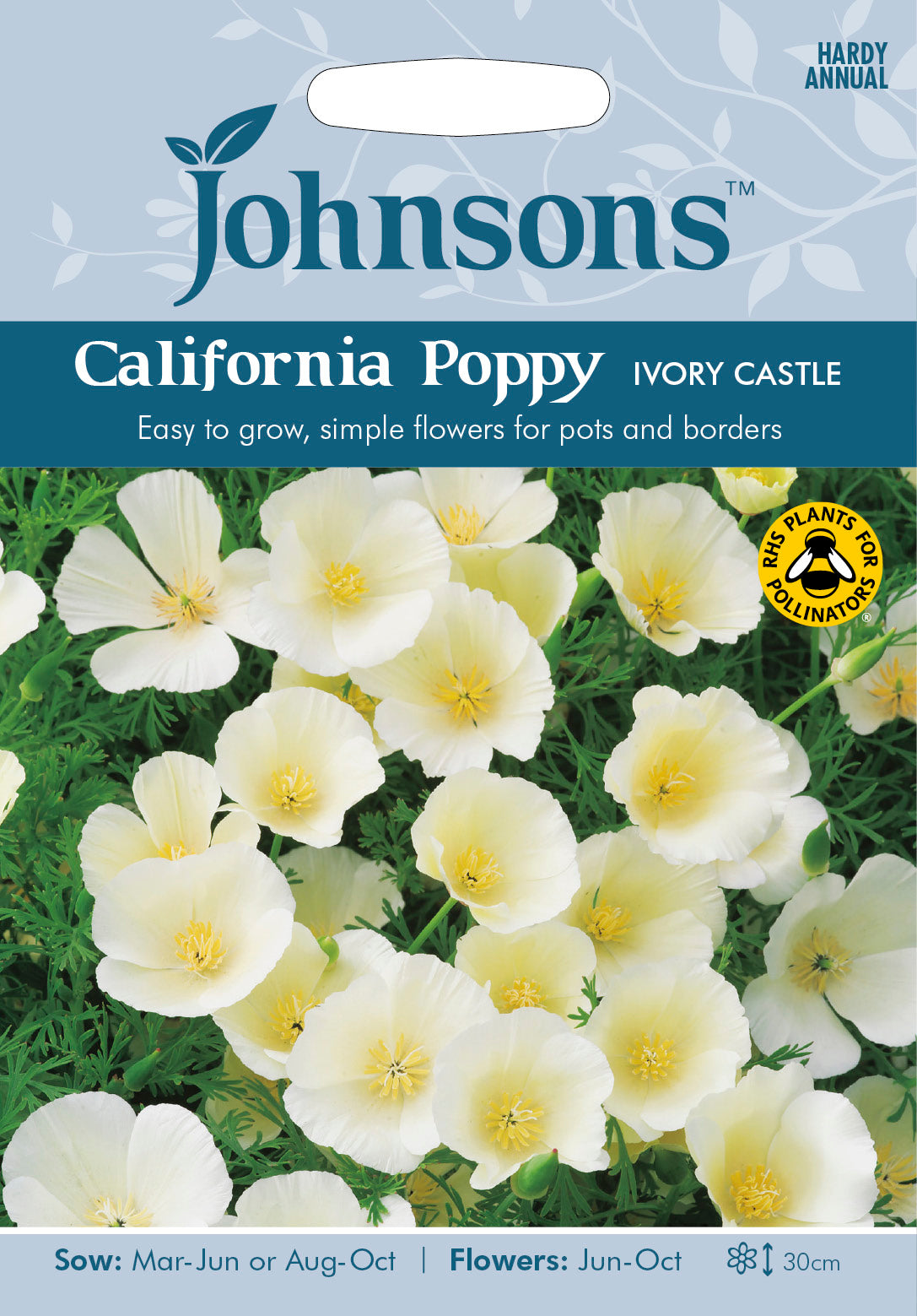 CALIFORNIA POPPY Ivory Castle
