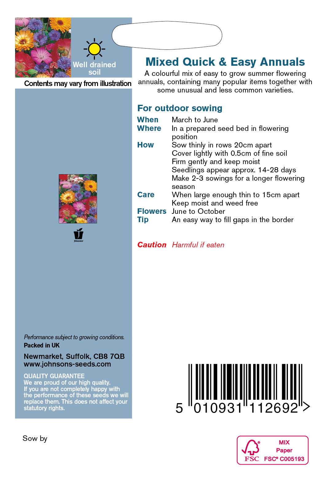 MIXED QUICK AND EASY Annuals