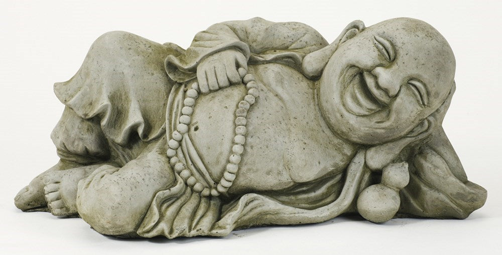 Bead in Hand Reclining Buddha - Stone