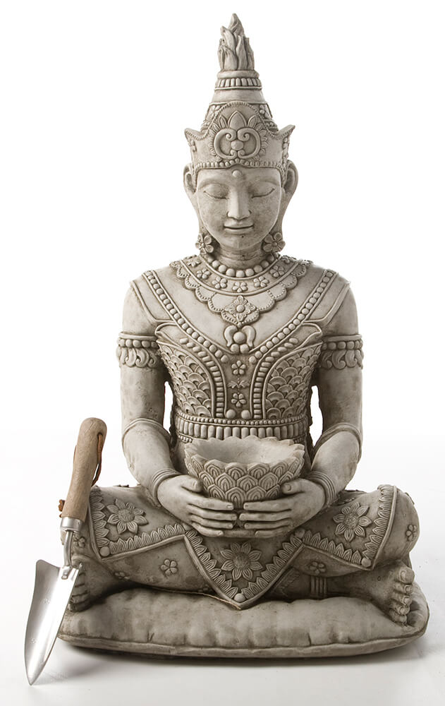 Large Lotus Buddha - Stone