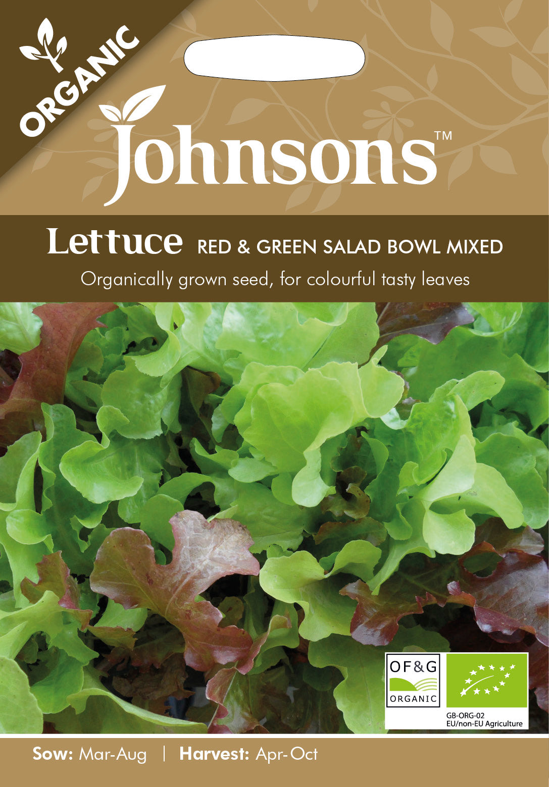 Organic LETTUCE Red & Green Salad Bowl