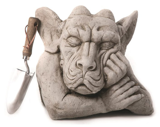 Lg Head on Hand Sleep - Stone