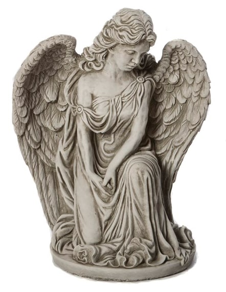 Kneeling Angel - Stone