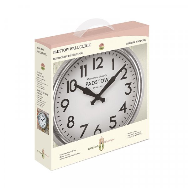 Padstow Wall Clock 15In