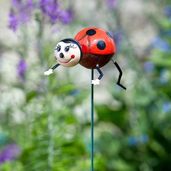 Loony Stake Ladybugs