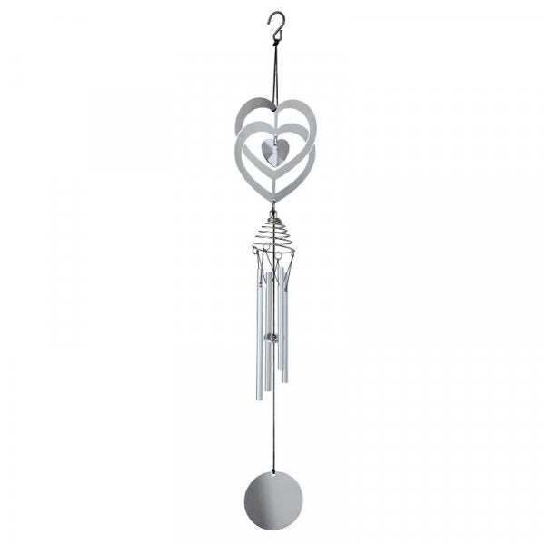 Crystal Heart Windchime