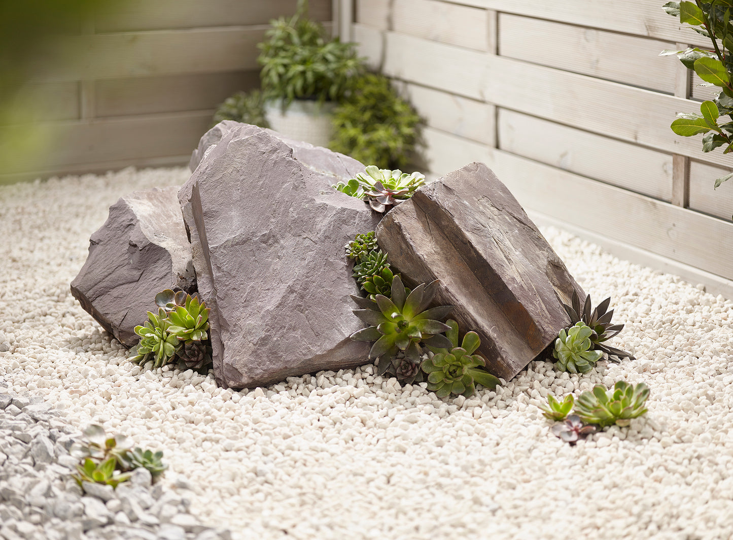 Plum Slate Rockery Stone