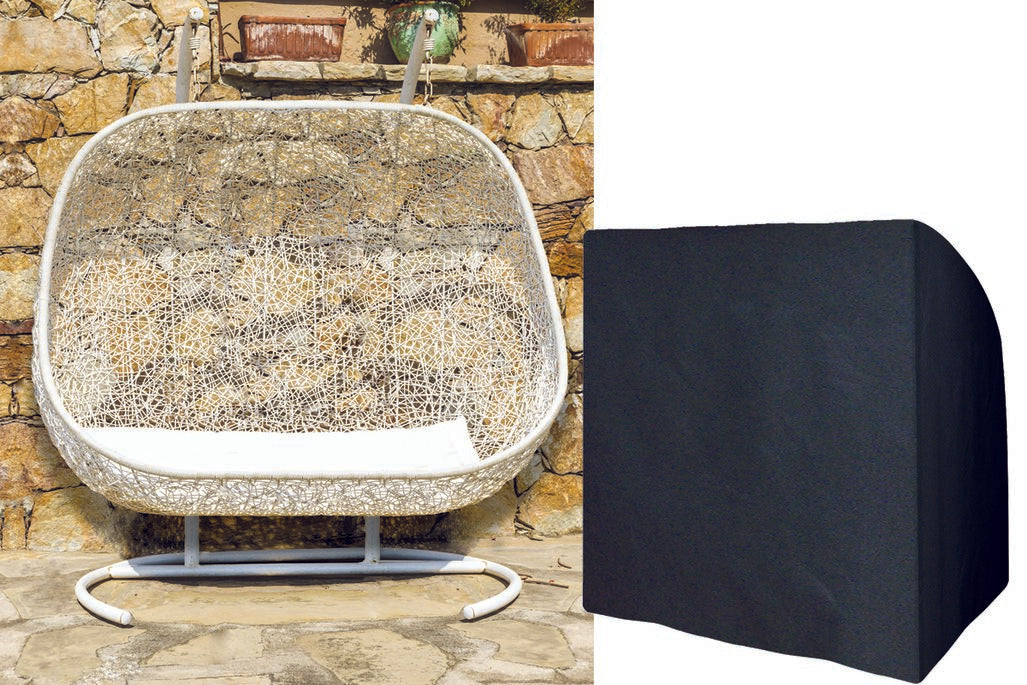Double Hanging Chair Cover Black