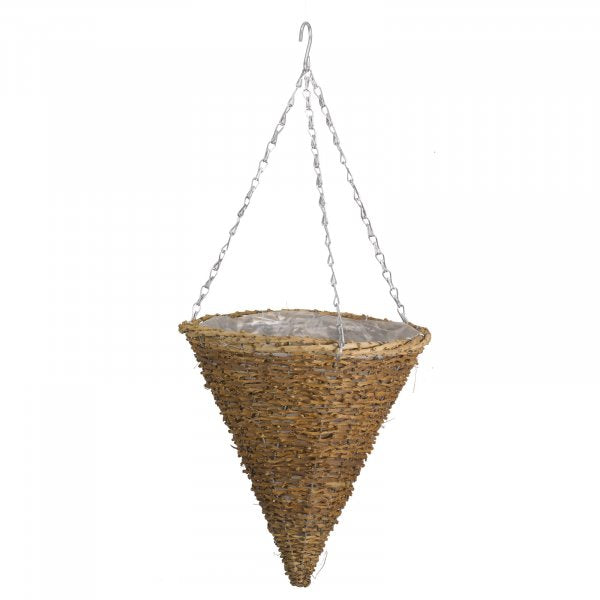 12 In Country Rattan Hanging Cone