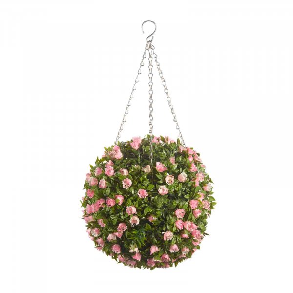 Topiary Pink Rose Ball 30Cm