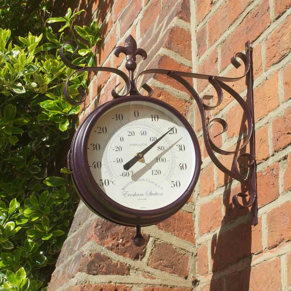 Marylebone Station Clock Thermometer 8In