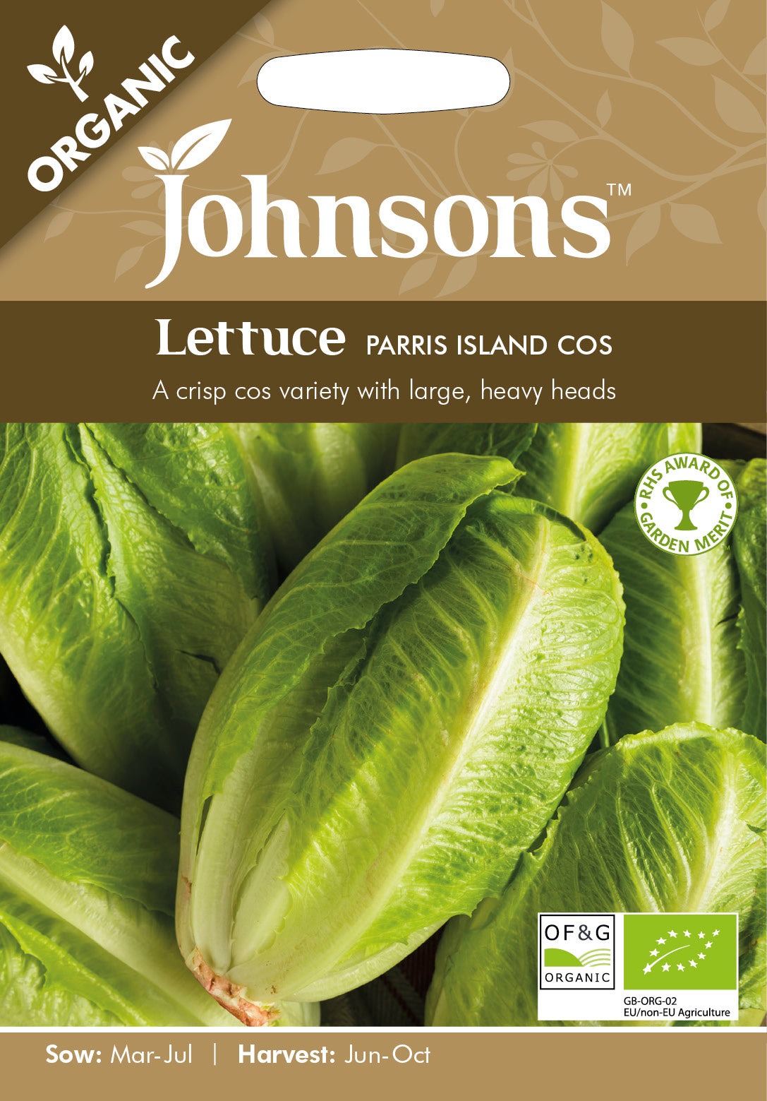 Organic LETTUCE Parris Island Cos