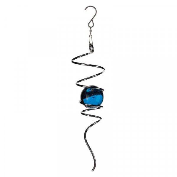 Blue Spinning Helix 33Cm