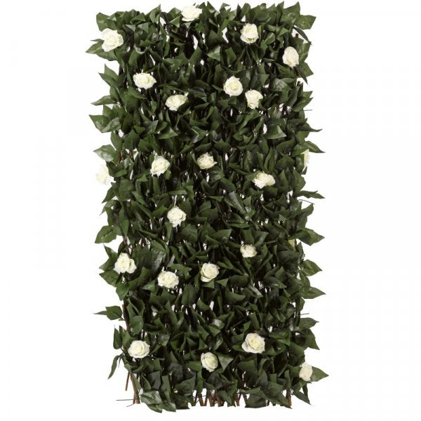 White Bloom Leaf Trellis 1.8Mx0.9M