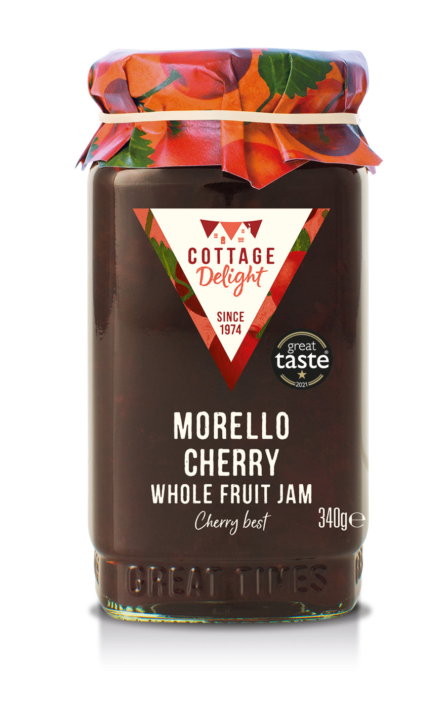 Morello Cherry Whole Fruit Jam 340G