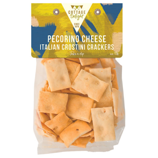 Pecorino Cheese Crostini Crackers 170G