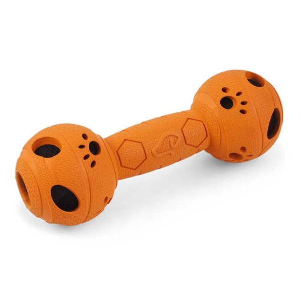 Squeaky Ball Rubber Dumbbell
