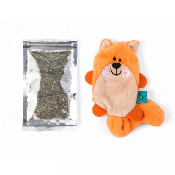 Nip-It Refillable Catnip Fox