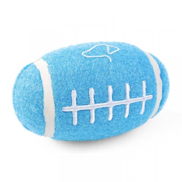 Squeaky Pooch Rugger Ball 8Cm