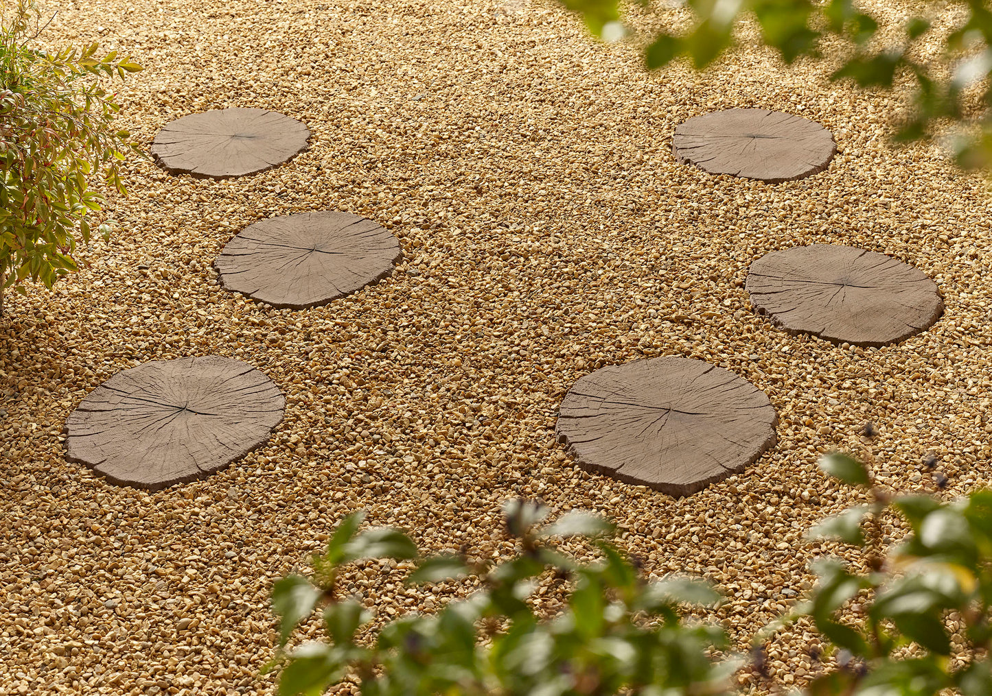 Timber Stepping Stone 400Mm
