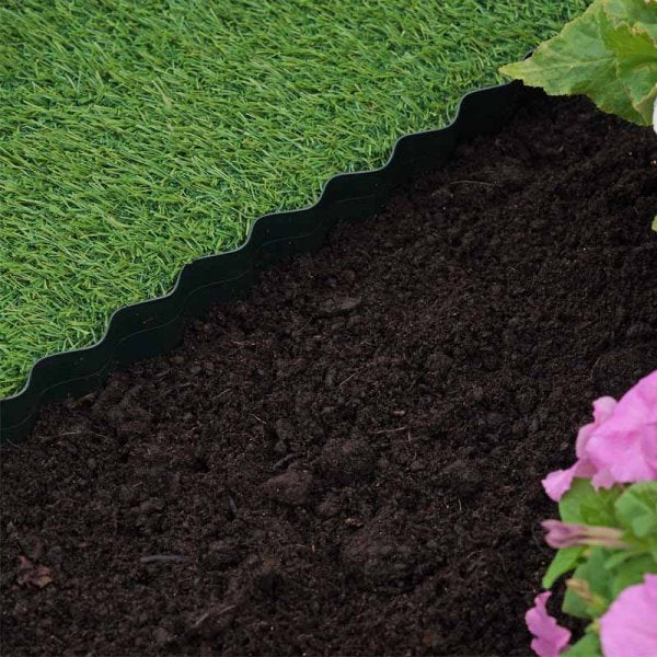 Plastic Lawn Edging 10Cmx10M