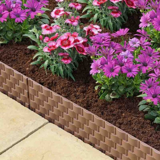 Faux Rattan Edging 4Pk