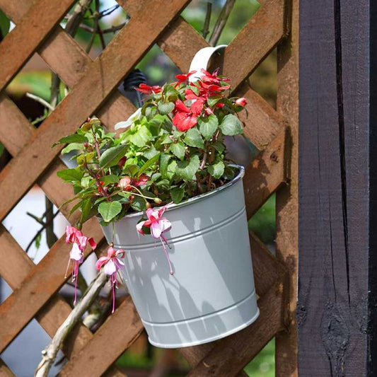 Fence & Balcony Hanging Pot Ivory