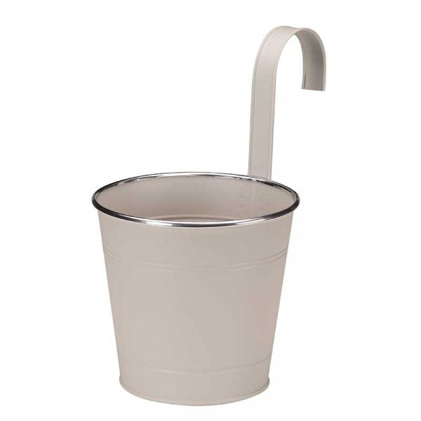 Fence & Balcony Hanging Pot Ivory