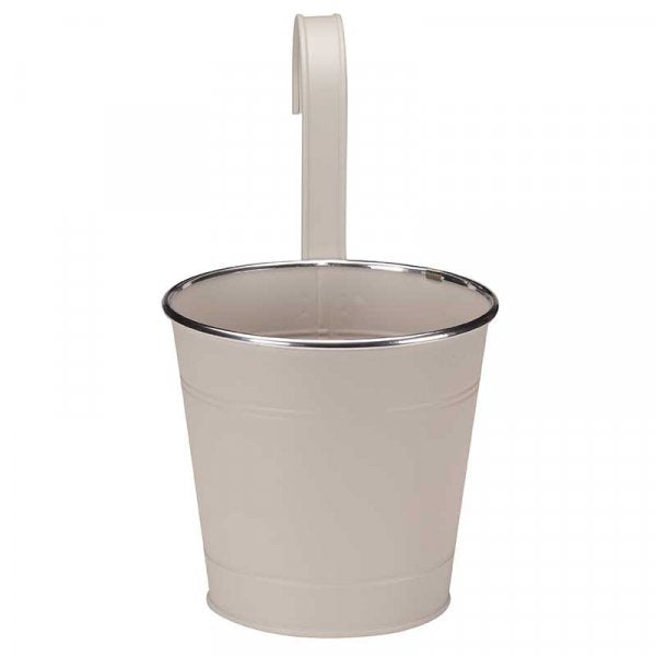 Fence & Balcony Hanging Pot Ivory