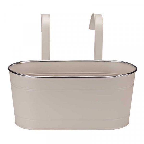 Fence & Balcony Hanging Planter Ivory