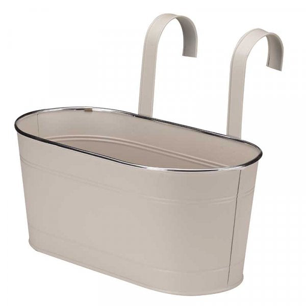 Fence & Balcony Hanging Planter Ivory