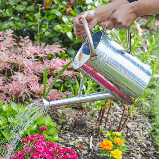 Watering Can Galvanised Steel 4.5Lt