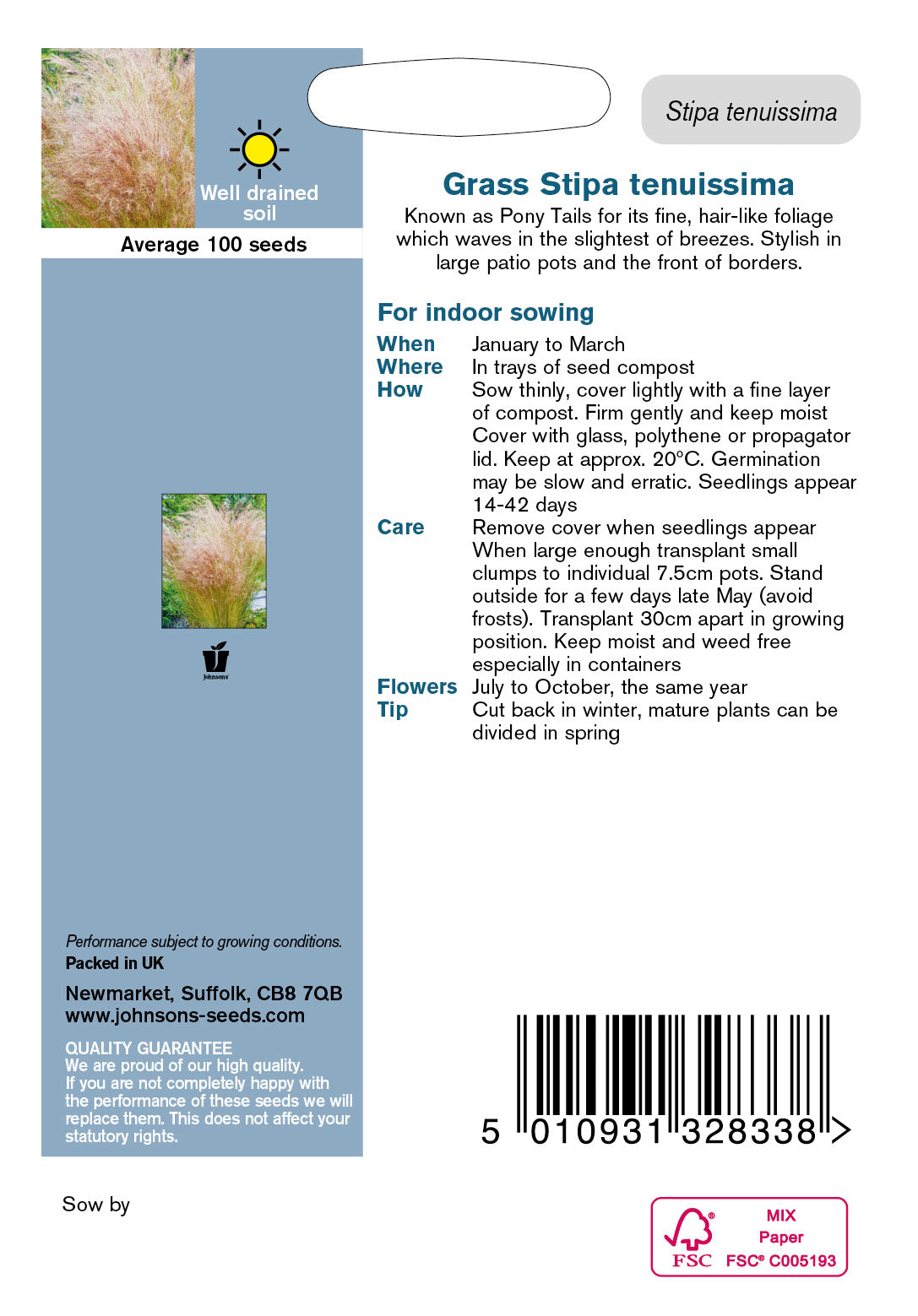 GRASS Stipa tenuissima