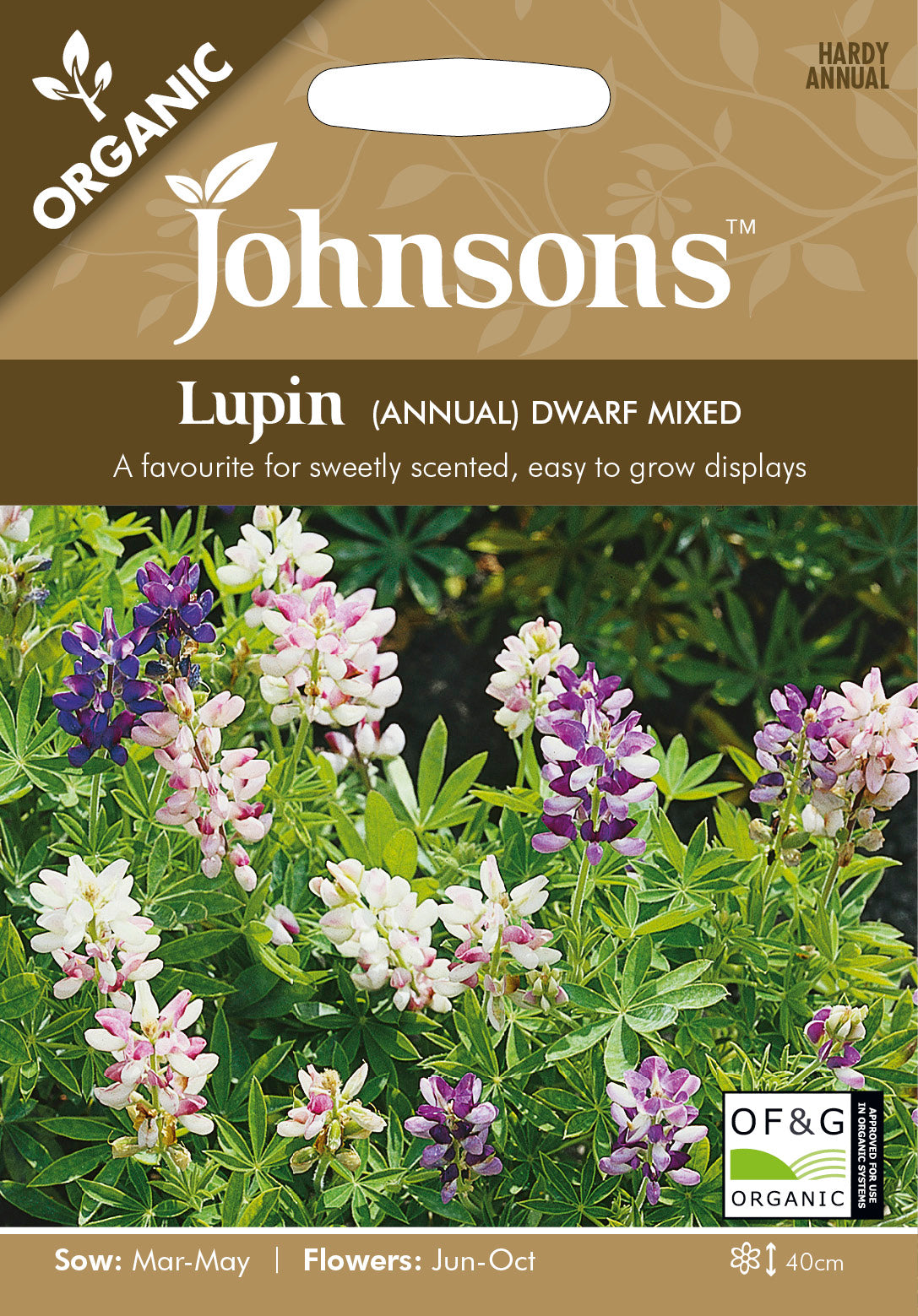 Organic LUPIN Annual Dwarf Mixed