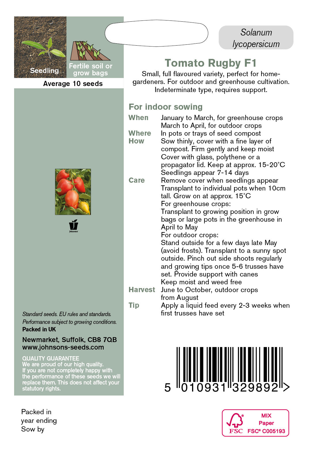 TOMATO Rugby F1