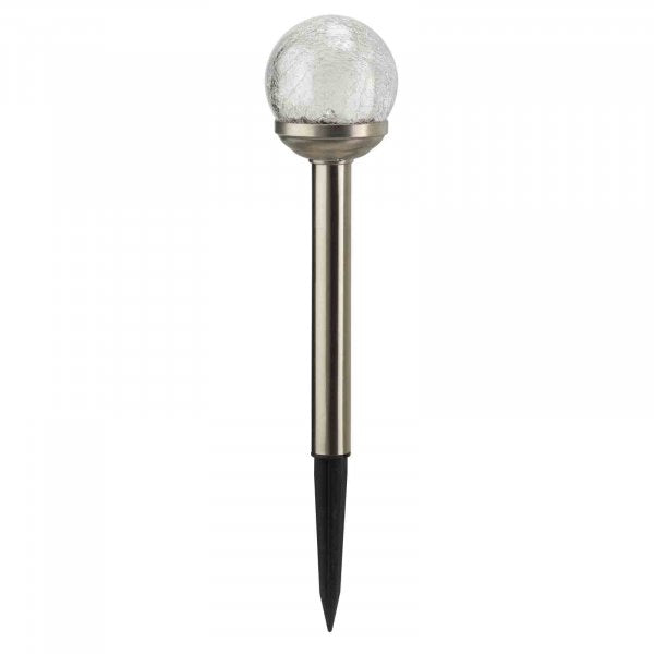 Crackle Globe Stake Light 5Pk