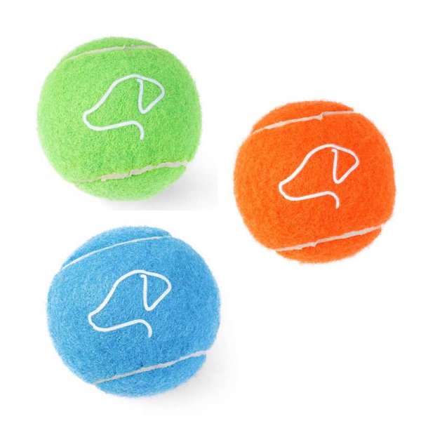 Squeaky Pooch 6.5Cm Tennis Balls