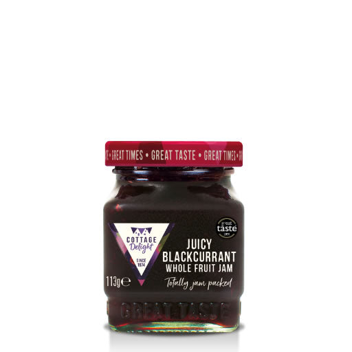 Juicy Blackcurrant Whole Fruit Jam 113G