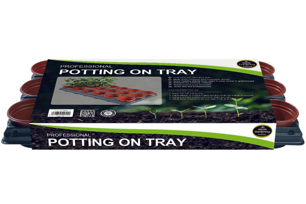 Professional Potting Tray 18x9cm Pots