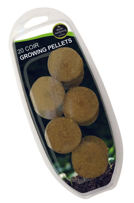 20 Coir Growing Pellets