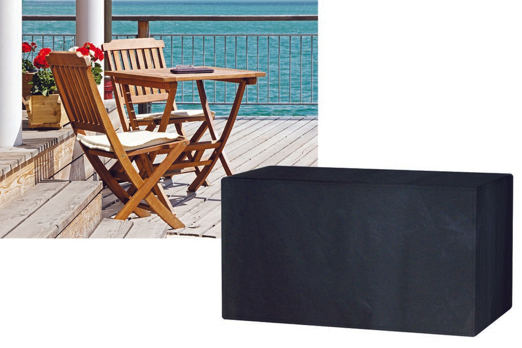 2 Seater Large Bistro Cover Black