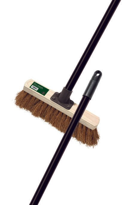 Soft Coco Broom 28cm with Steel Handle