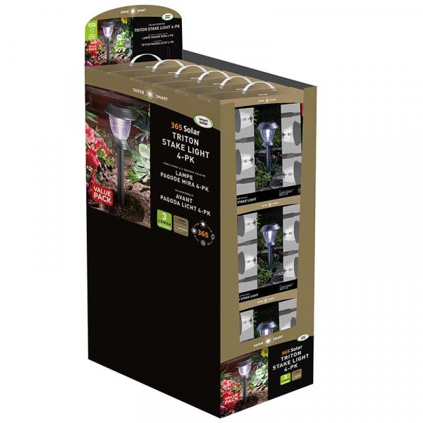Triton 365 Solar Stake Light 10L 4Pk