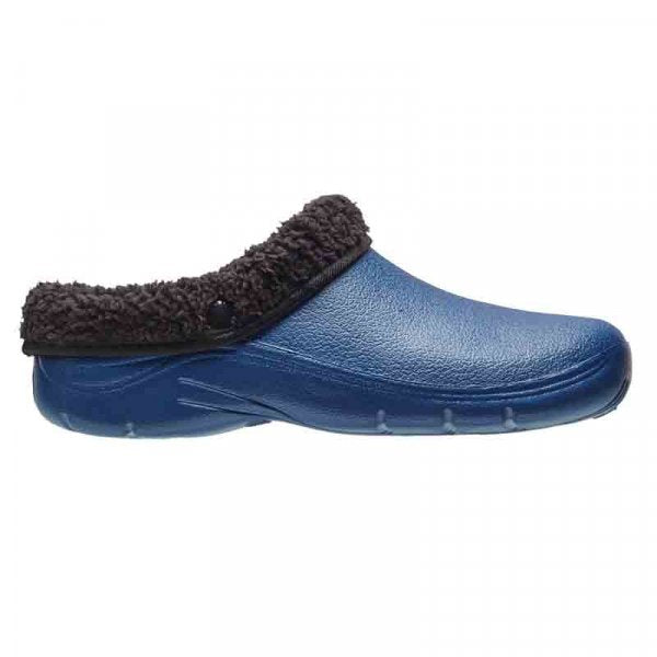 Comfi Fleece Clog Navy 10