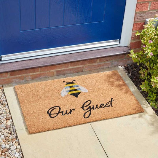 Bee Our Guest Decoir Mat 45X75Cm